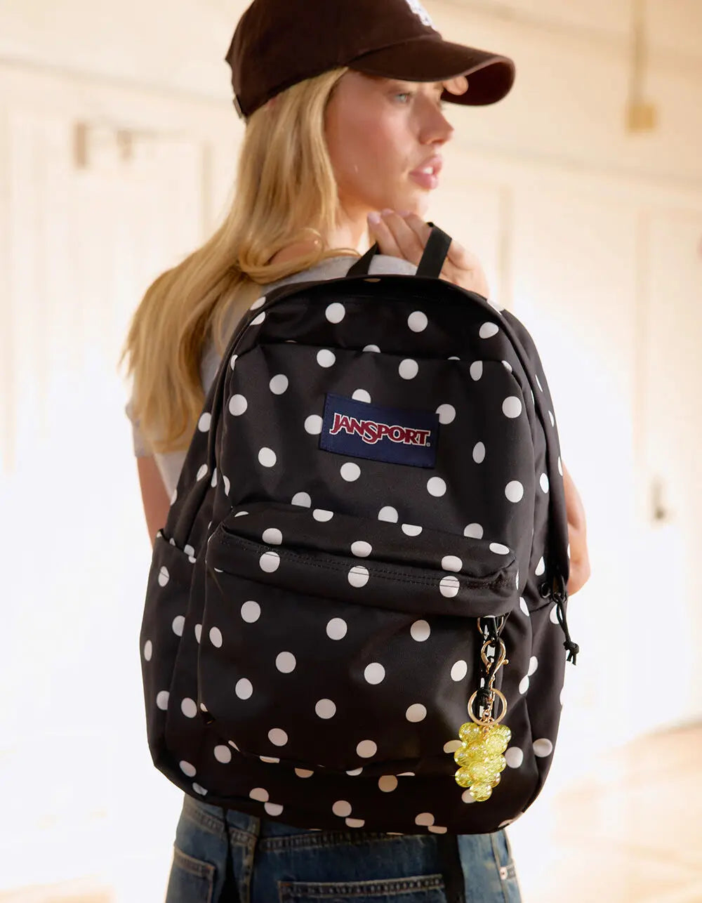 JANSPORT Superbreak plus Backpack, Spot on Black
