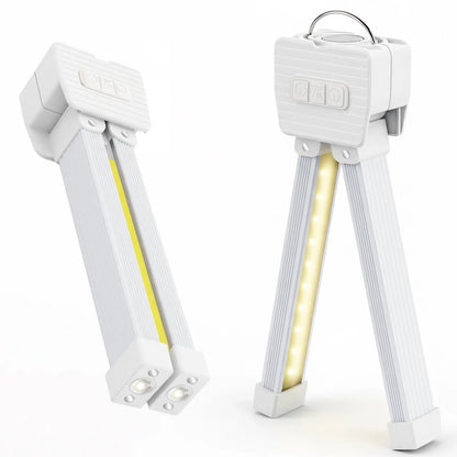 Gym Lamp for Posing - Portable Magnet LED Flashlight with Hanging Hook, 180 Degree Folding Magnetic Work Light, 7Th Gear Dimming Usb Rechargeable Headlamp，Usb Rechargeable Multi-Mode Gym Lights，Christmas Gifts Flashligh Essential Gift for Dad