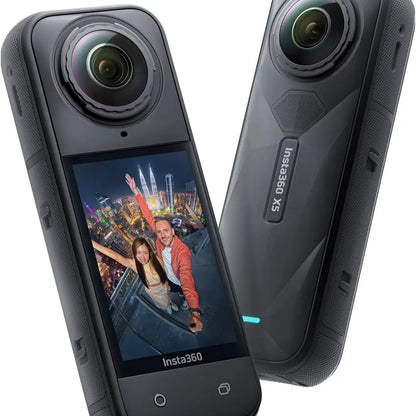 Insta360 X5 - Waterproof 8K 360° Action Camera, Leading Low Light, Invisible Selfie Stick Effect, Rugged and Replaceable Lens, 3-Hour Battery, Built-In Wind Guard, Stabilization, Triple AI Chip Design