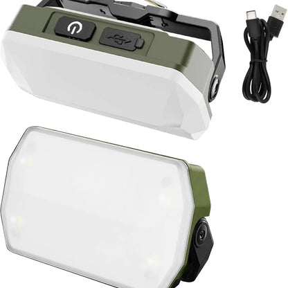 Gym Lamp for Posing - Portable Magnet LED Flashlight with Hanging Hook, 180 Degree Folding Magnetic Work Light, 7Th Gear Dimming Usb Rechargeable Headlamp，Usb Rechargeable Multi-Mode Gym Lights，Christmas Gifts Flashligh Essential Gift for Dad