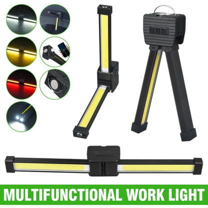 Gym Lamp for Posing - Portable Magnet LED Flashlight with Hanging Hook, 180 Degree Folding Magnetic Work Light, 7Th Gear Dimming Usb Rechargeable Headlamp，Usb Rechargeable Multi-Mode Gym Lights，Christmas Gifts Flashligh Essential Gift for Dad
