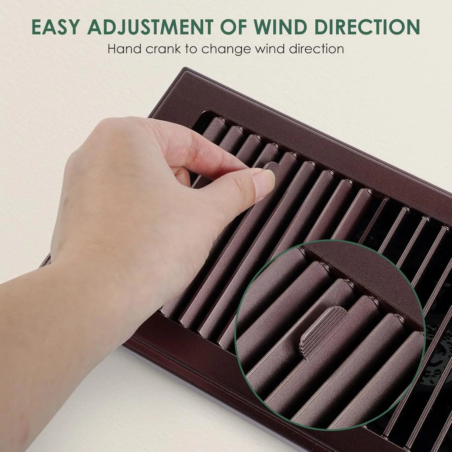 Father'S Day Register Booster Fan for 4” X 10” Register Holes, Window Fan, 10-Speed Quiet Ventilation Fan with Thermostat & Remote, Negative Ion Air Vent Booster, Enhances Airflow & Home Comfort Heating Circulation