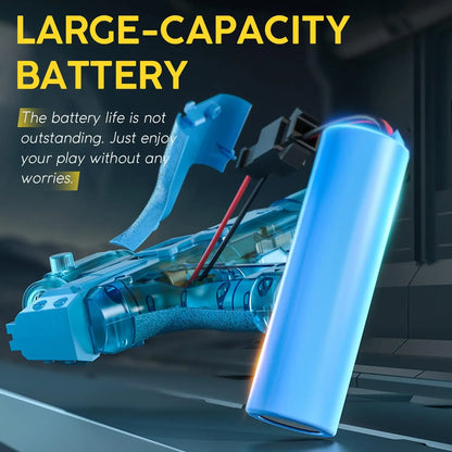Ultimate Battle Water Blaster Powerful Electric Water Gun, Automatic Squirt Blaster with Glowing Muzzle 320Cc High Capacity, up to 32 FT Range, Outdoor Summer Party Toy Outdoorfun for Adults &Kids Toys #Summervibes