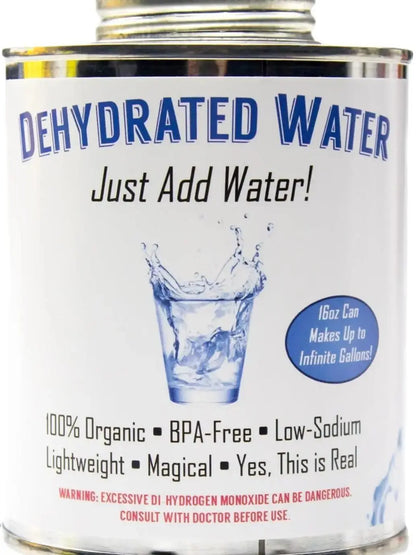 Witty Yeti Dehydrated Water 16Oz Can. New Formula! Essential Camping & Survival Supply. Funny Gag Gift & Adult Stocking Stuffer for Men & Women. Hilarious Novelty & Practical Joke.